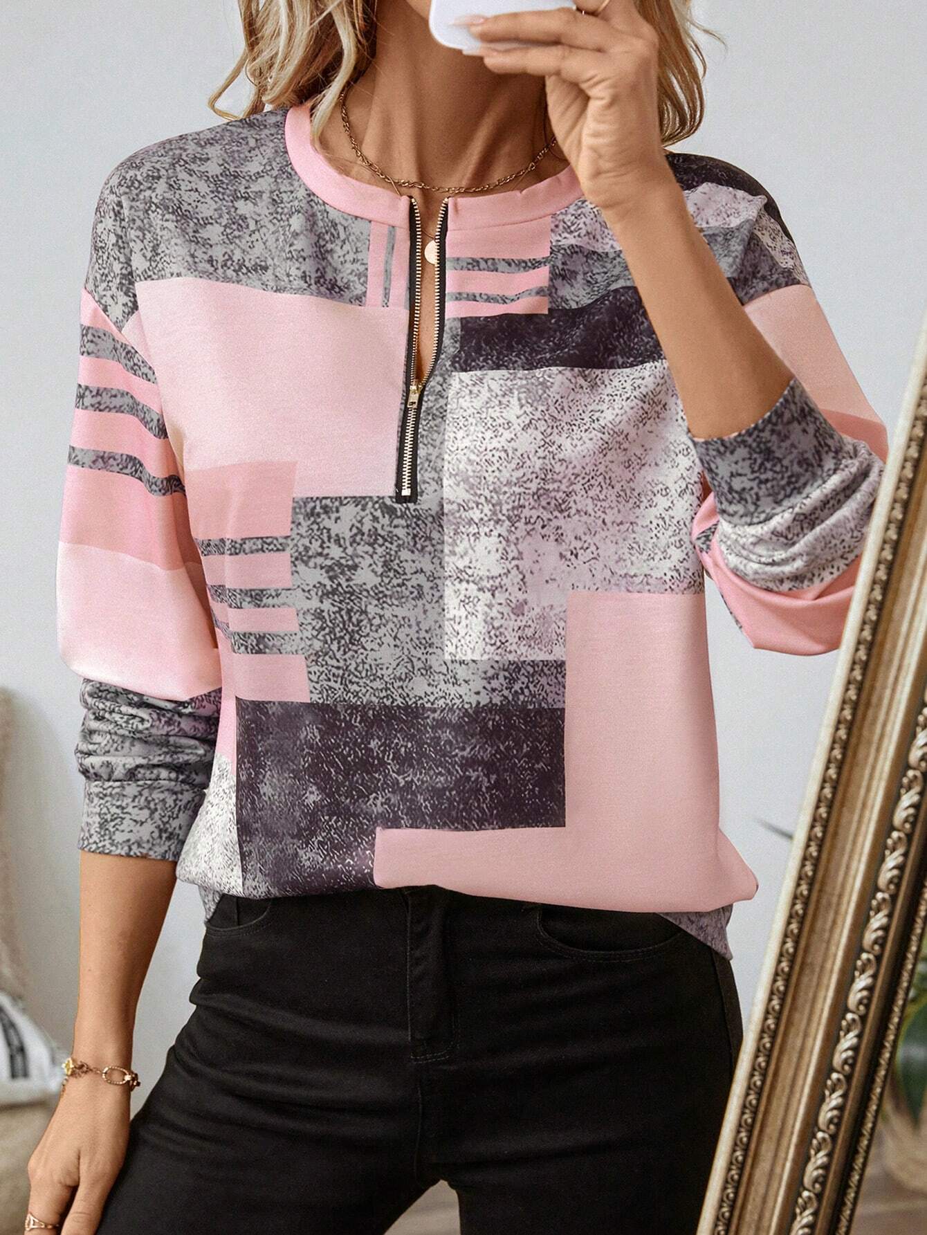 Oceane – Chic Vintage Sweatshirt