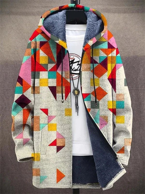 Mirrin - Elegant Printed Cardigan