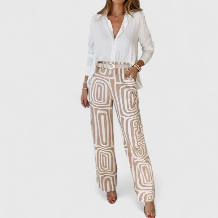 Kira – Elegant Two-Piece Set (Including a Free Belt)
