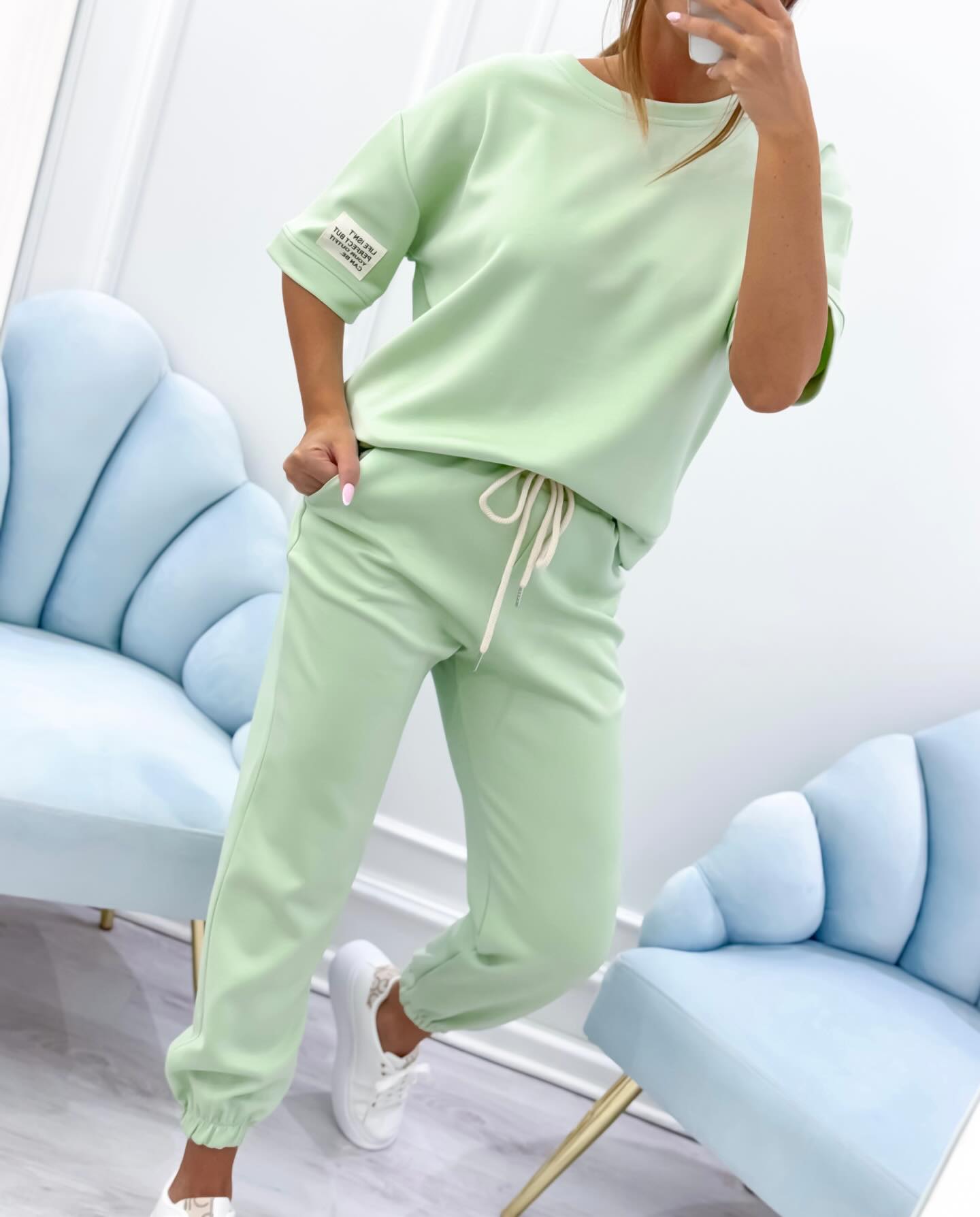 Norma – Short Sleeve Lounge Set