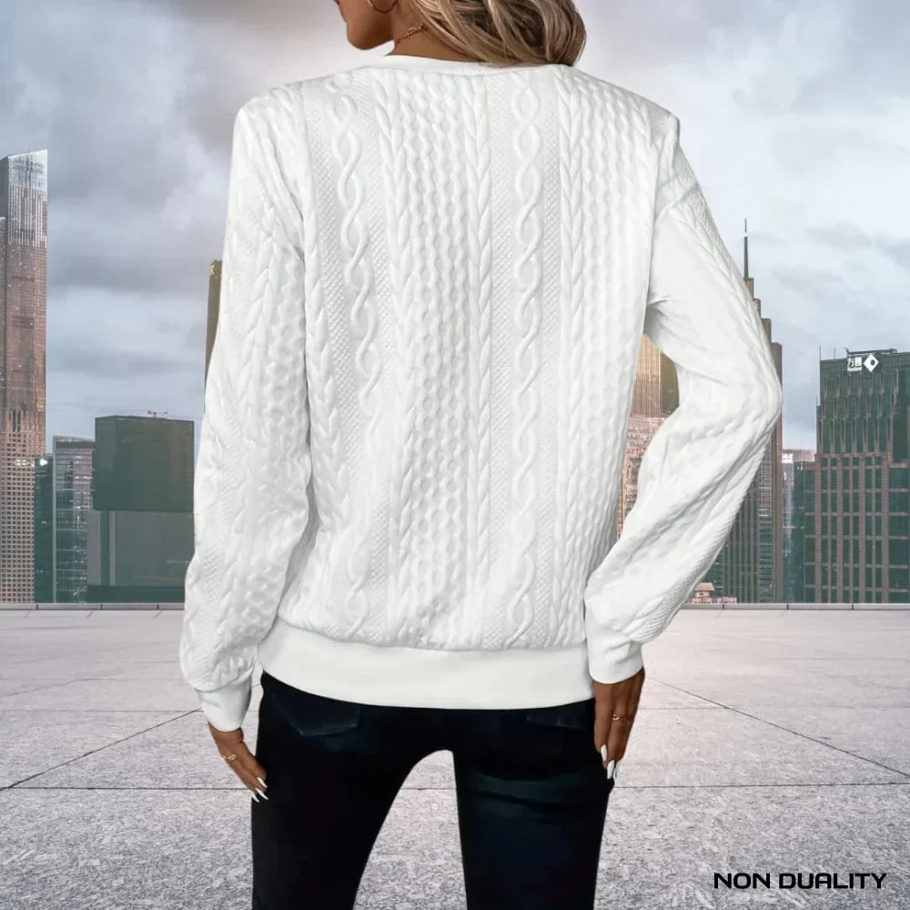 Raina – Zip-Up Sweater