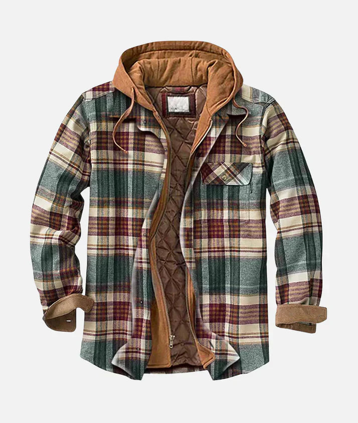 Savrani – Patchwork Plaid Jacket