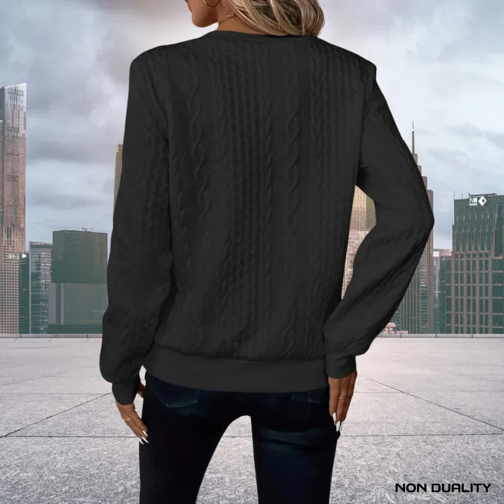Raina – Zip-Up Sweater