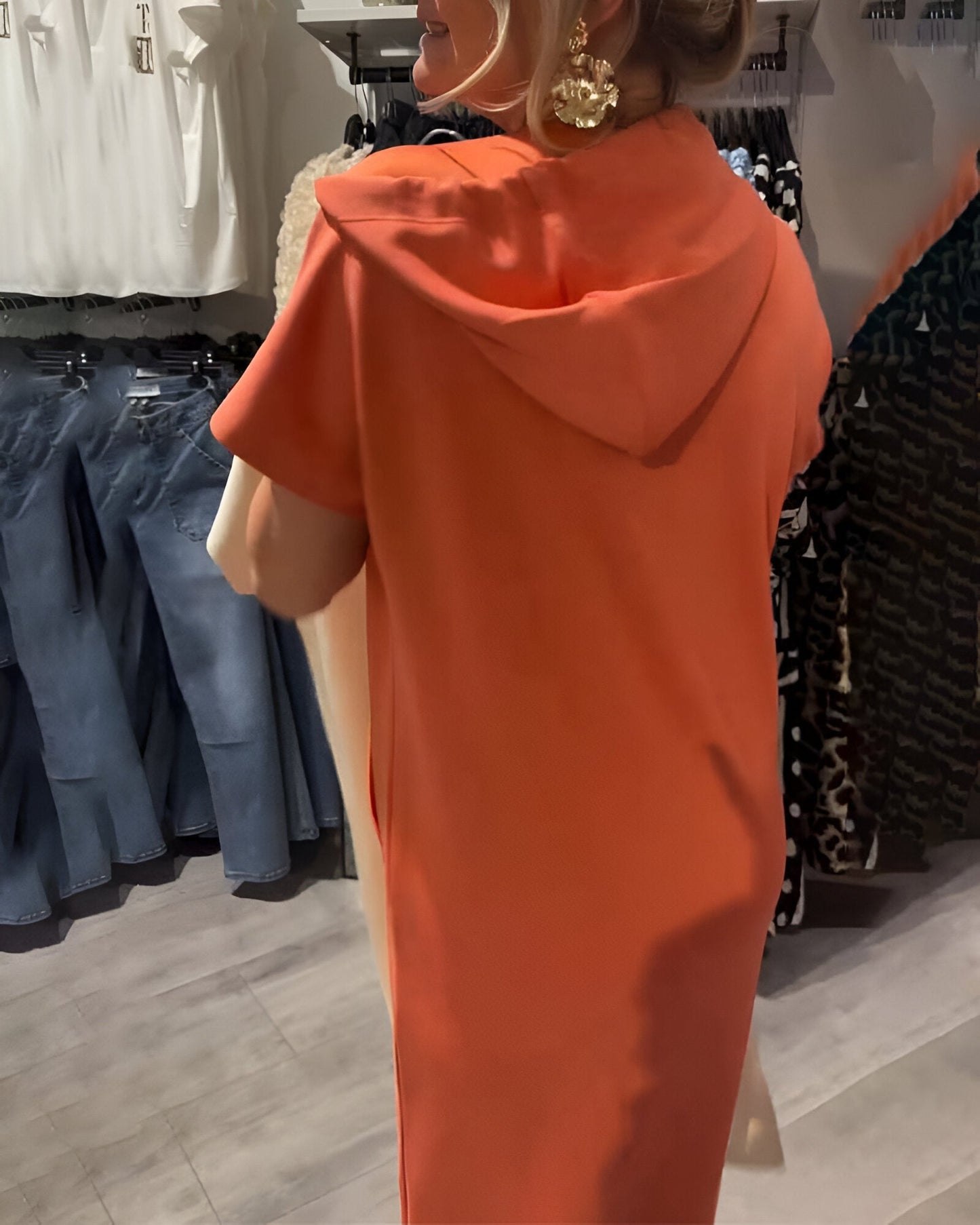 Saskia – Casual Hoodie Dress