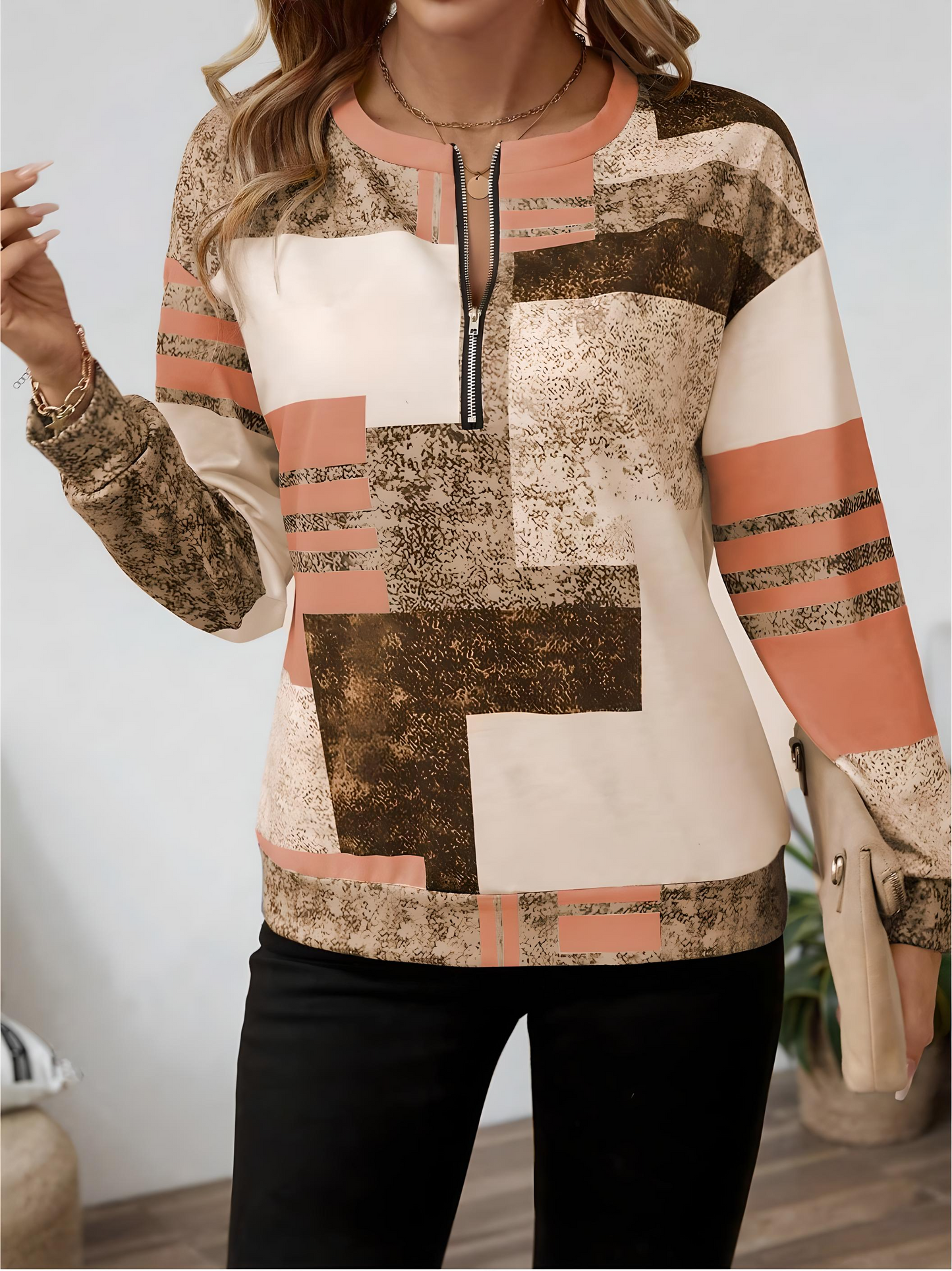 Oceane – Chic Vintage Sweatshirt