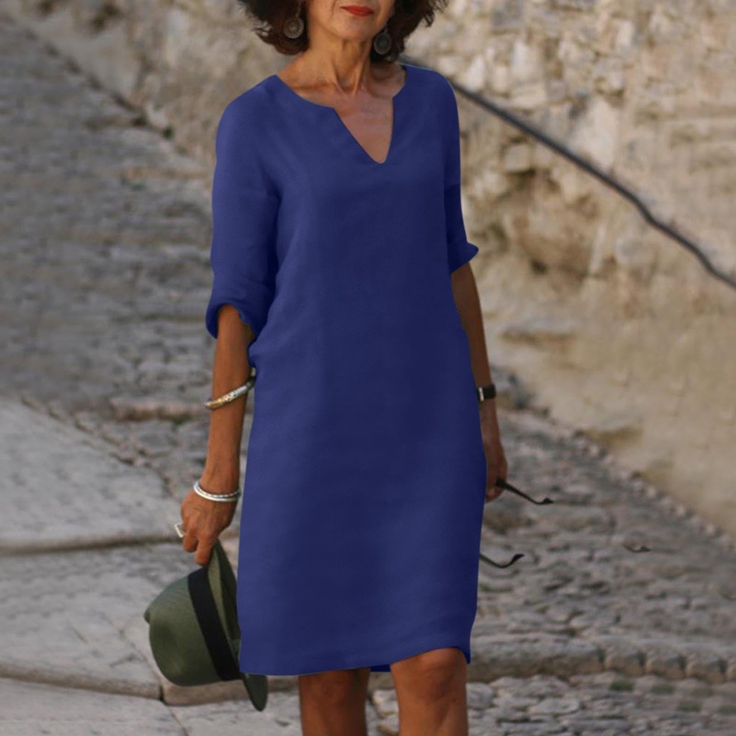 Caroline – V-Neck Summer Dress