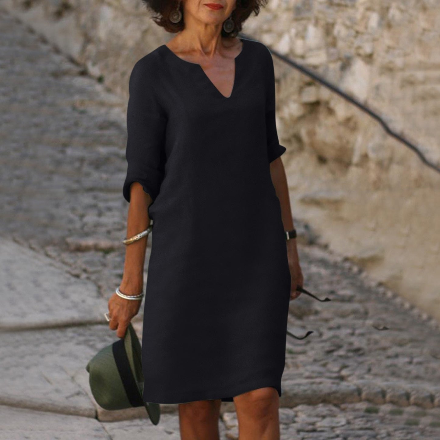 Caroline – V-Neck Summer Dress