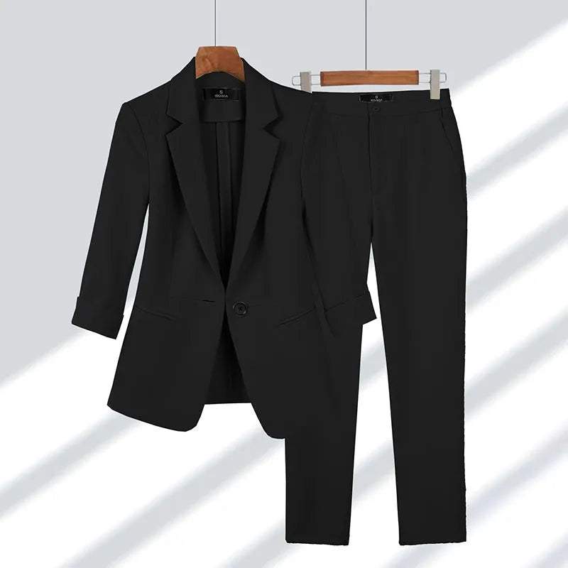 Cherry - Matching Blazer and Trousers Set