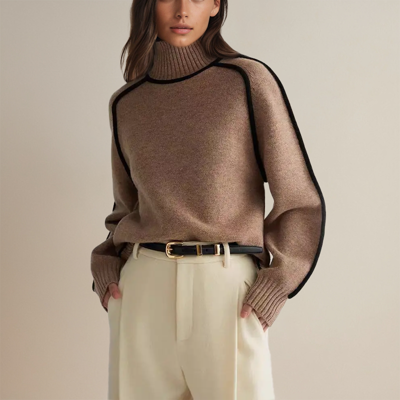 Mirabella - Couture-Inspired Turtleneck Style