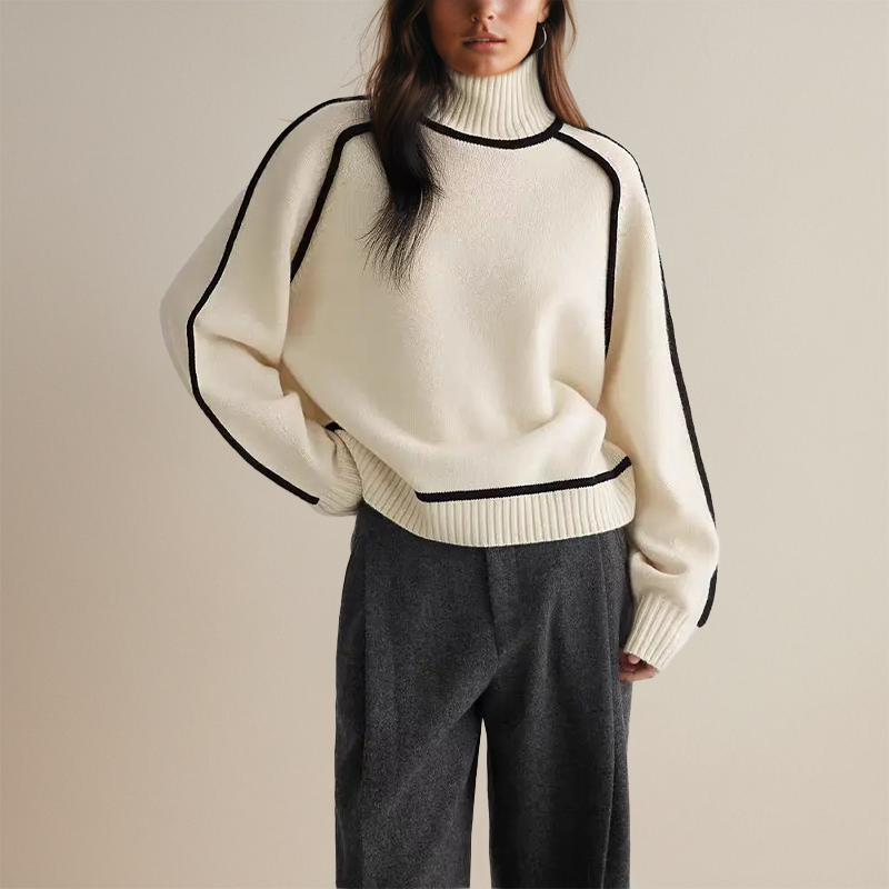 Mirabella - Couture-Inspired Turtleneck Style
