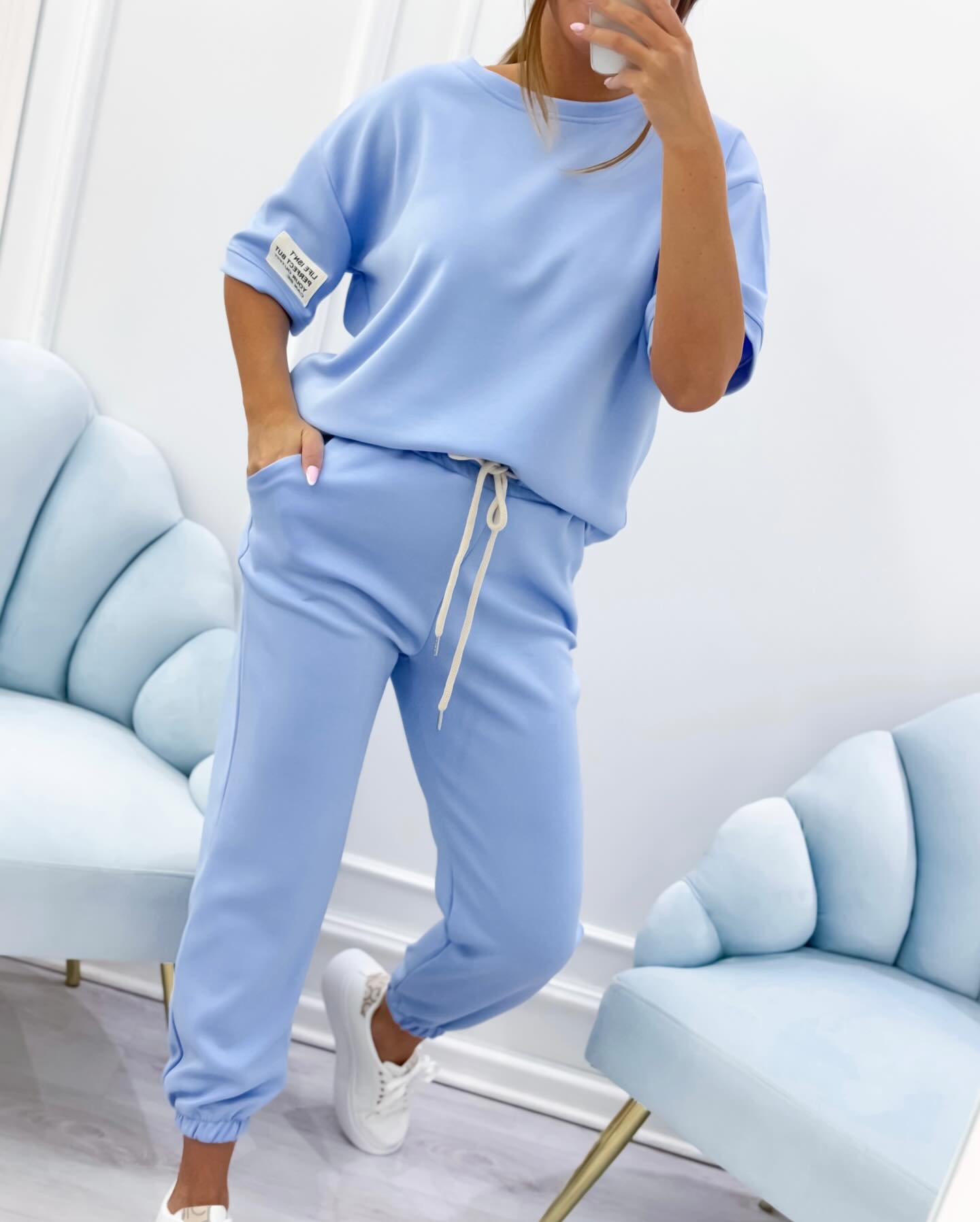 Norma – Short Sleeve Lounge Set