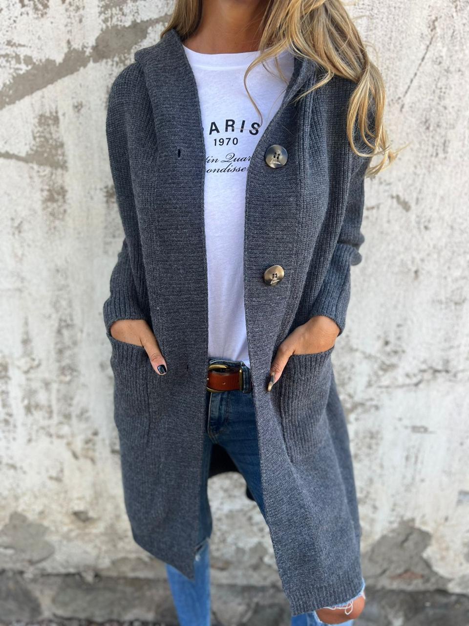 Ursule – Elegant Long Cardigan