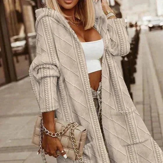 Johani - Extended Length Hooded Cardigan