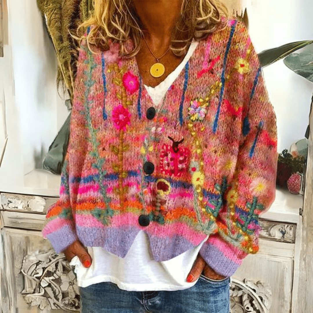 Matilda – Warm and Stylish Printed Vest