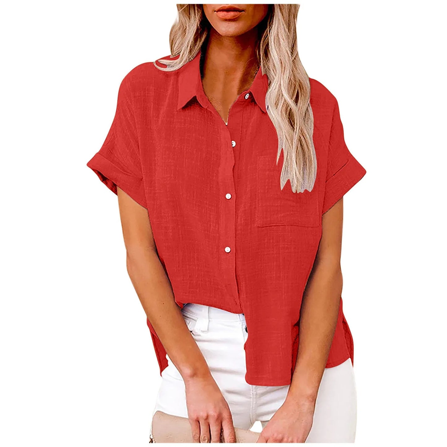 Jacqueline – Classic Button-Up Shirt