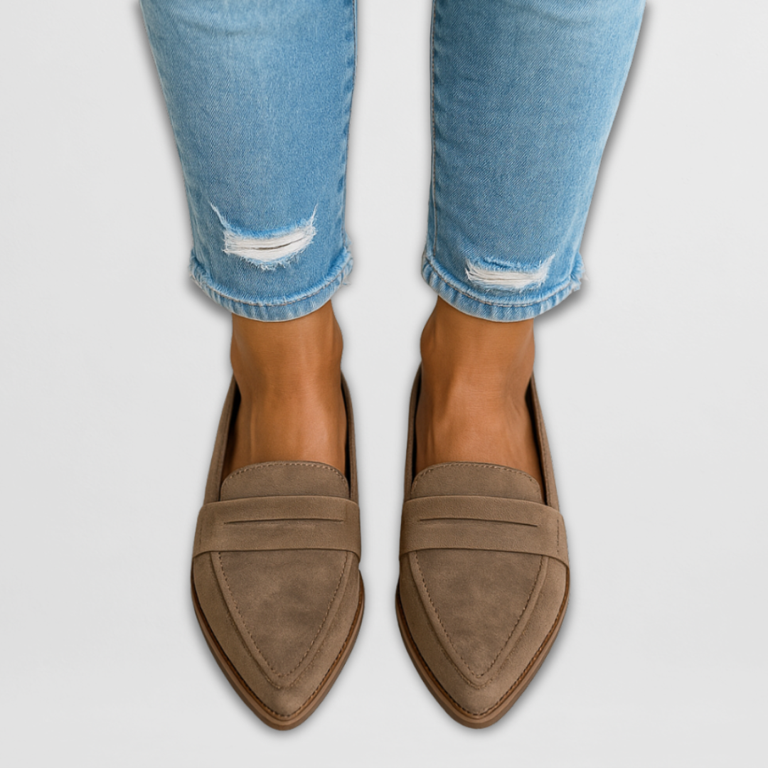 Nadia - Suede Loafers