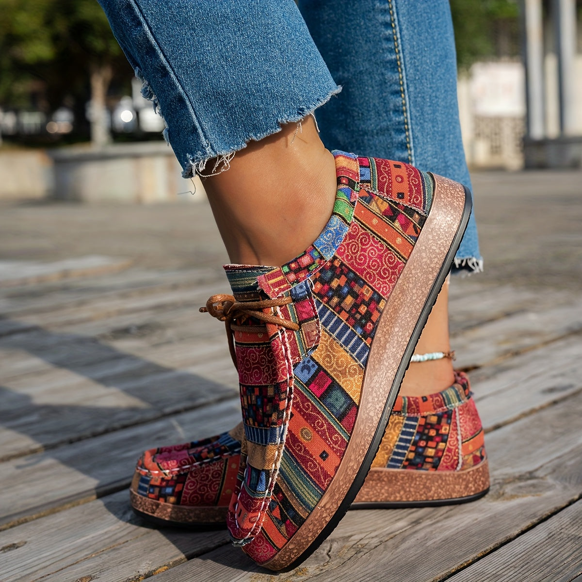 Keira - Orthopedic Boho Casual Sneakers