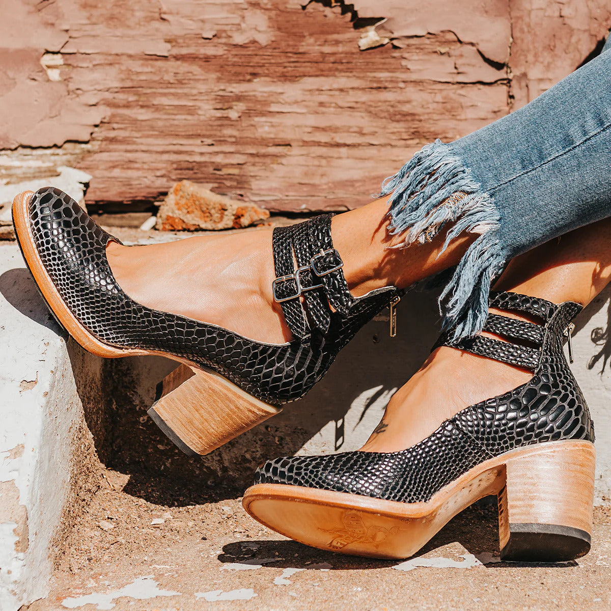 Ginevra™ | Multi-Strap Pumps with Thick Sole