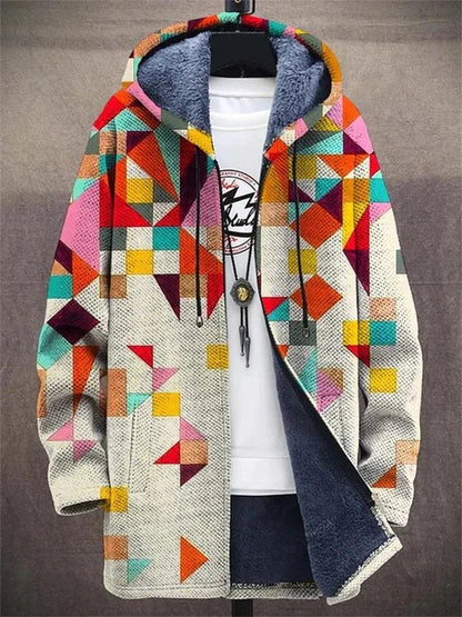 Mirrin - Elegant Printed Cardigan