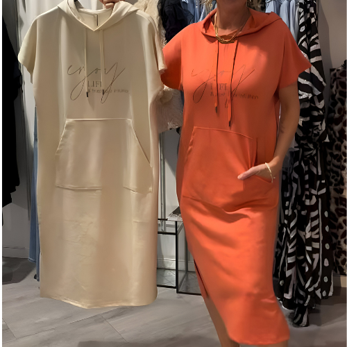 Saskia – Casual Hoodie Dress