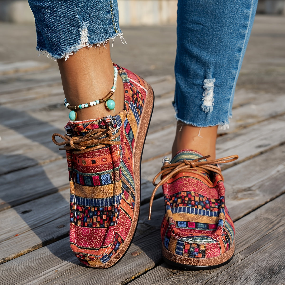 Keira - Orthopedic Boho Casual Sneakers