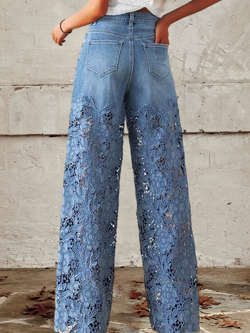 Maxine – Patchwork Lace Pants