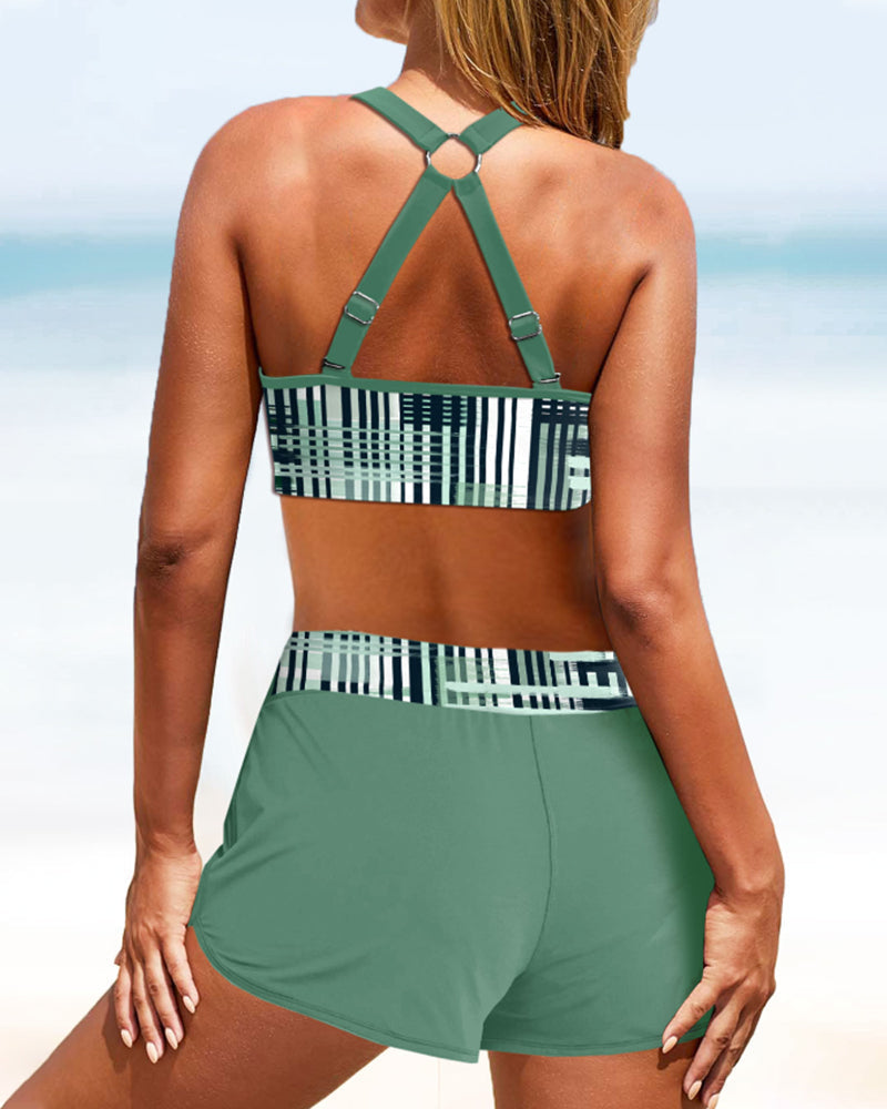Monica – High Waist Ribbed Bikini