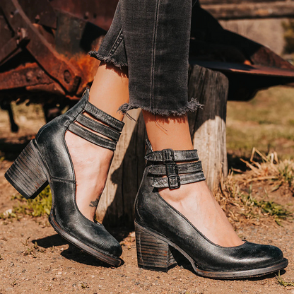 Ginevra™ | Multi-Strap Pumps with Thick Sole