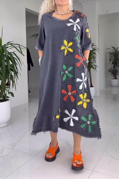 Elaina – Floral Pattern Dress