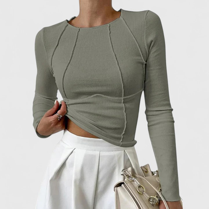 Rozminda – Comfortable Top with Long Sleeves