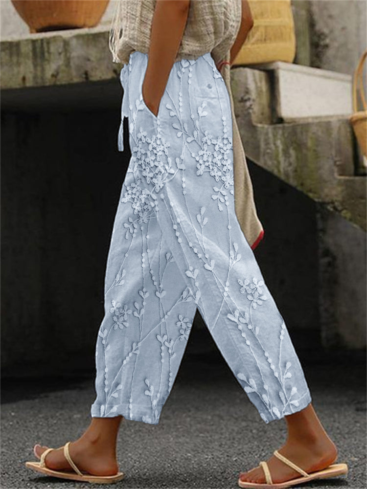 Elaine – Wine Print Leggings