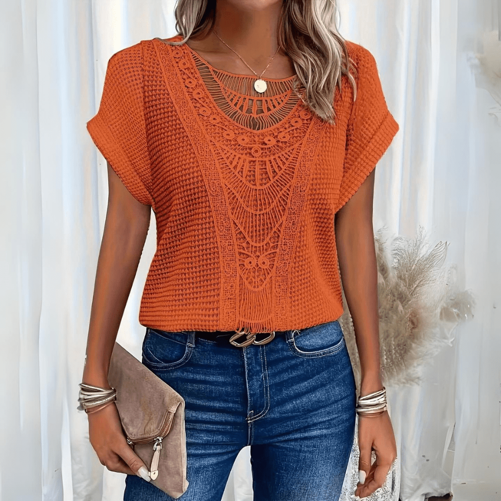 Ninon - Elegant Blouse Inspired by Ibiza