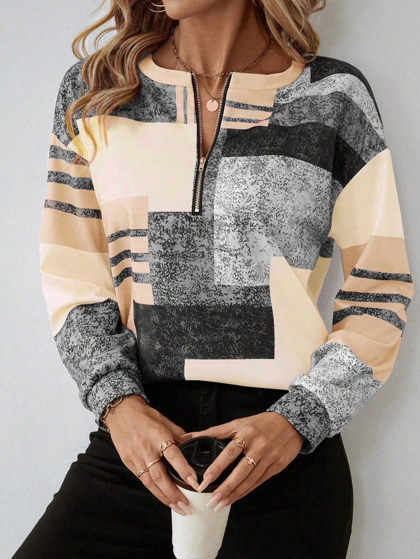 Oceane – Chic Vintage Sweatshirt