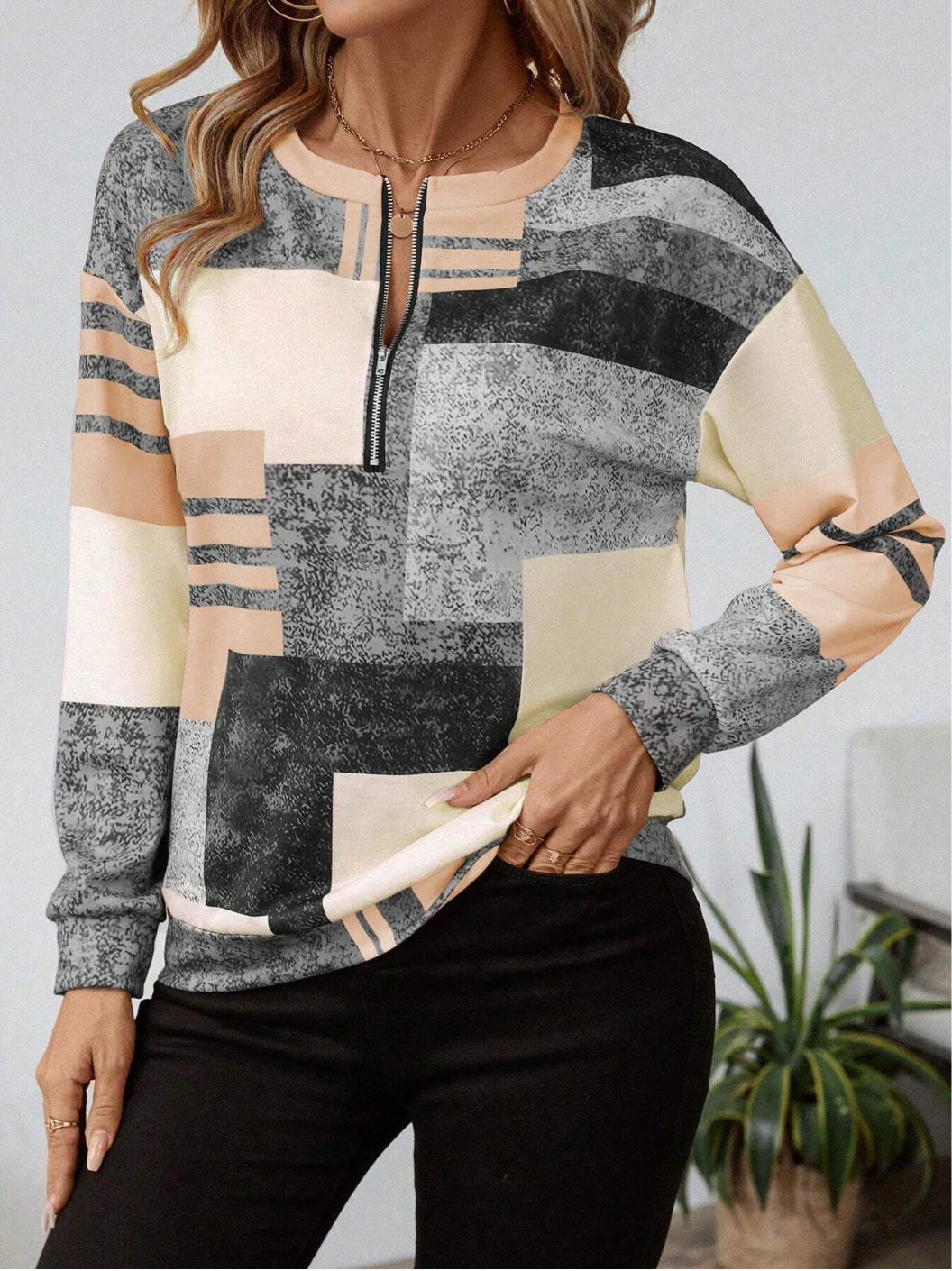 Oceane – Chic Vintage Sweatshirt