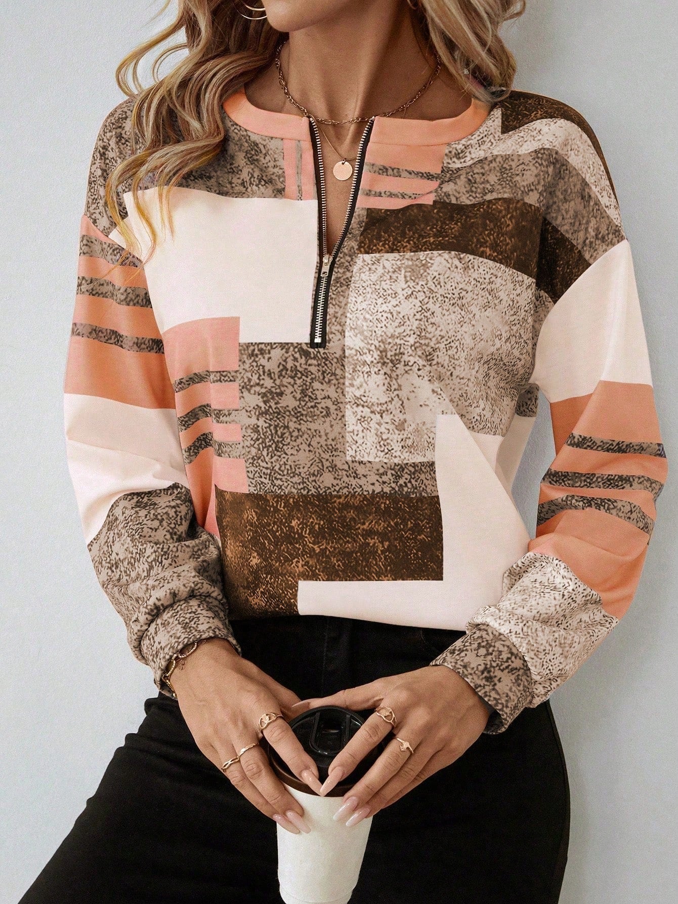 Oceane – Chic Vintage Sweatshirt