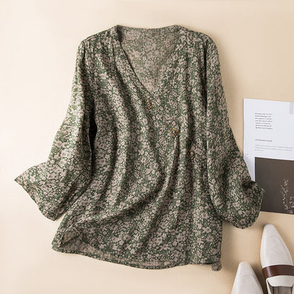 Laura –  Abstract Shirt