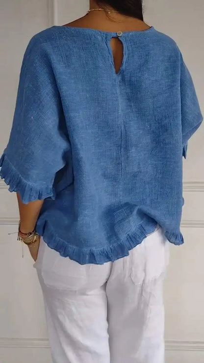 Francesca – Relaxed Button-Up Top