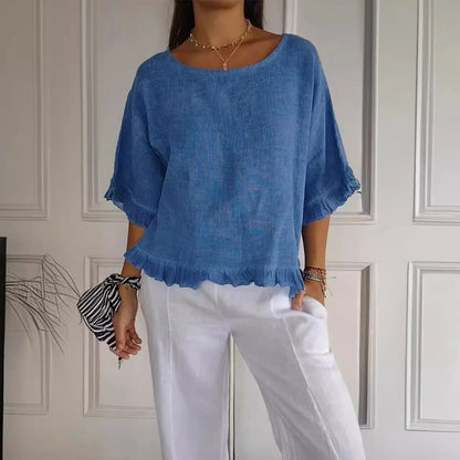 Francesca – Relaxed Button-Up Top