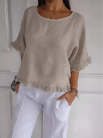 Francesca – Relaxed Button-Up Top