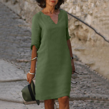 Caroline – V-Neck Summer Dress