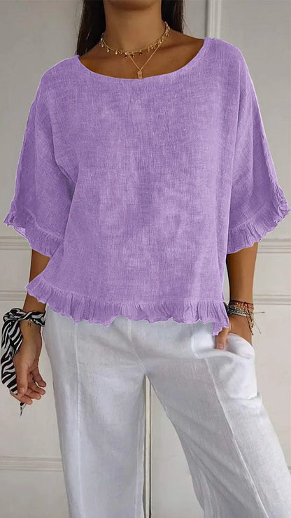 Francesca – Relaxed Button-Up Top