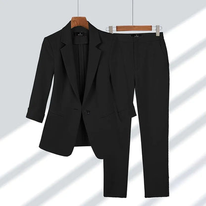 Cherry - Matching Blazer and Trousers Set