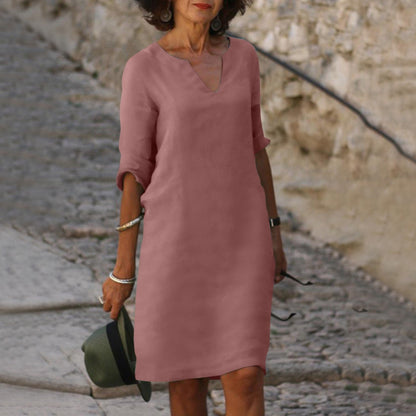 Caroline – V-Neck Summer Dress