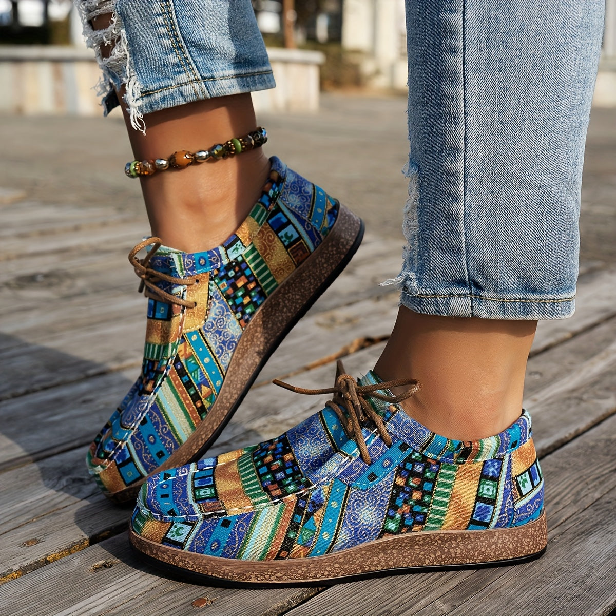 Keira - Orthopedic Boho Casual Sneakers