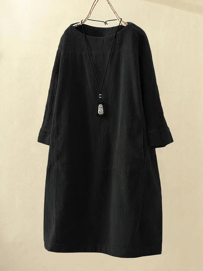 Louison – Corduroy Tunic Dress