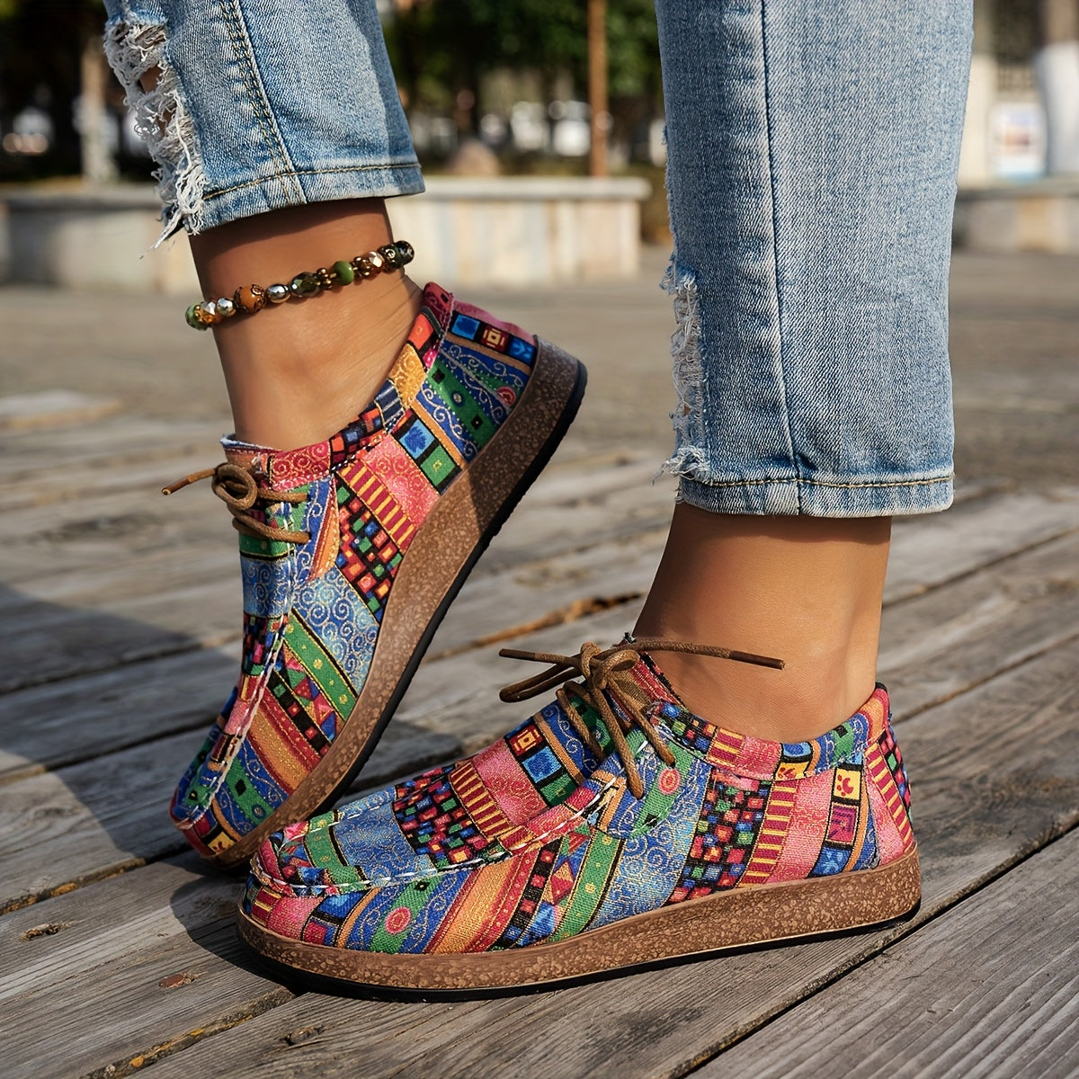 Keira - Orthopedic Boho Casual Sneakers
