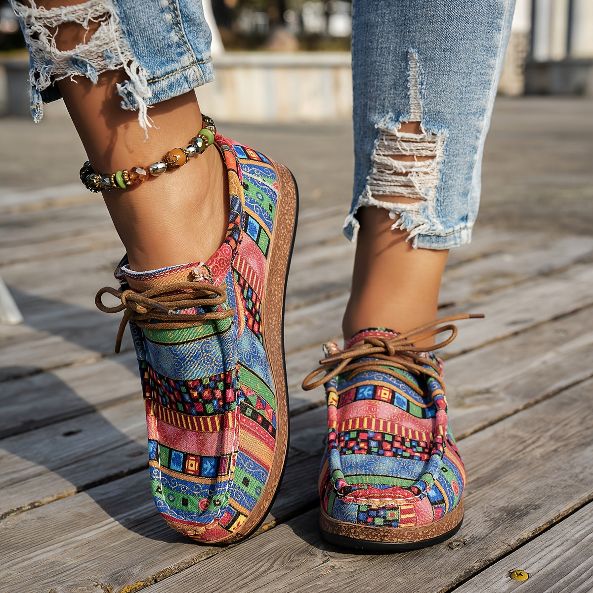 Keira - Orthopedic Boho Casual Sneakers