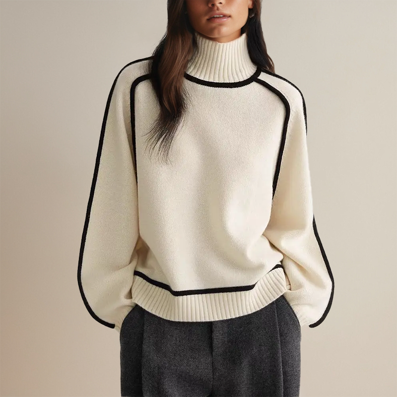 Mirabella - Couture-Inspired Turtleneck Style