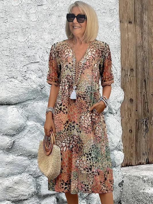Sylvie – Vibrant Midi Dress