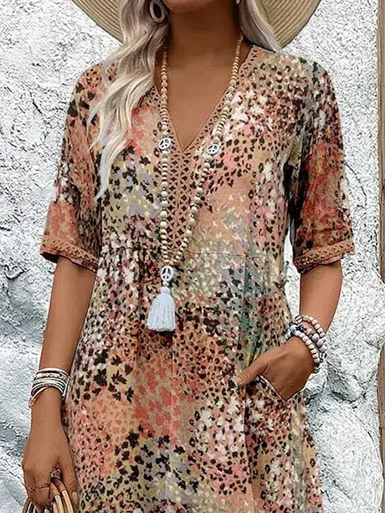Sylvie – Vibrant Midi Dress